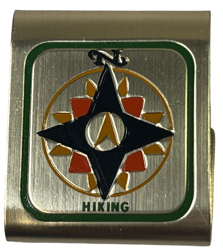 BSA HIKING METAL BELT SLIDE MERIT CLIP BOY SCOUTS OF AMERICA
