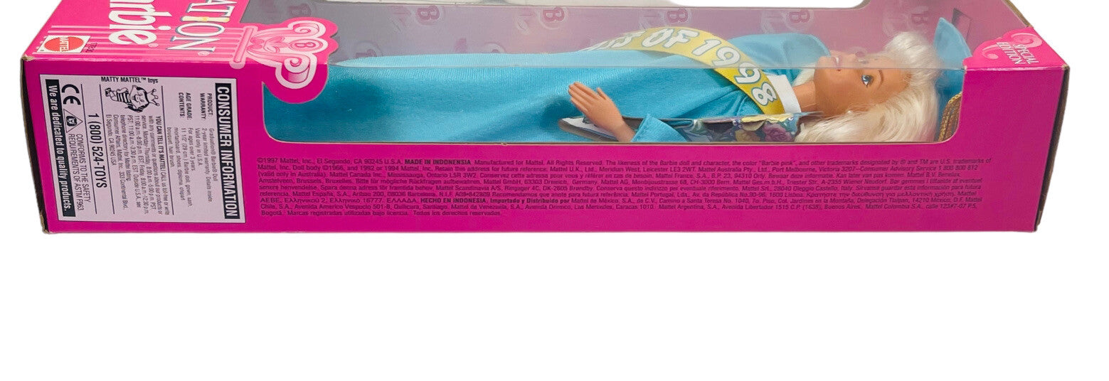 MATTEL 1997 Barbie GRADUATION CLASS OF 1998 Special Edition 17830-NEW-VINTAGE