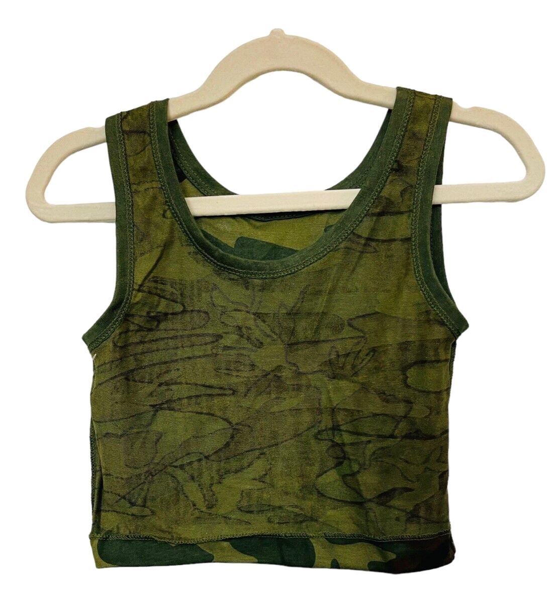 Toddler Camouflage Tank Top Size 18 Months by; Young Commandos, Made In USA~NEW
