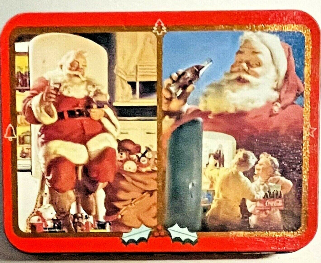 Collectible COCA-COLA Playing Cards-2 Decks w/Tin Can-Sealed, RARE 1994 ~ NEW.