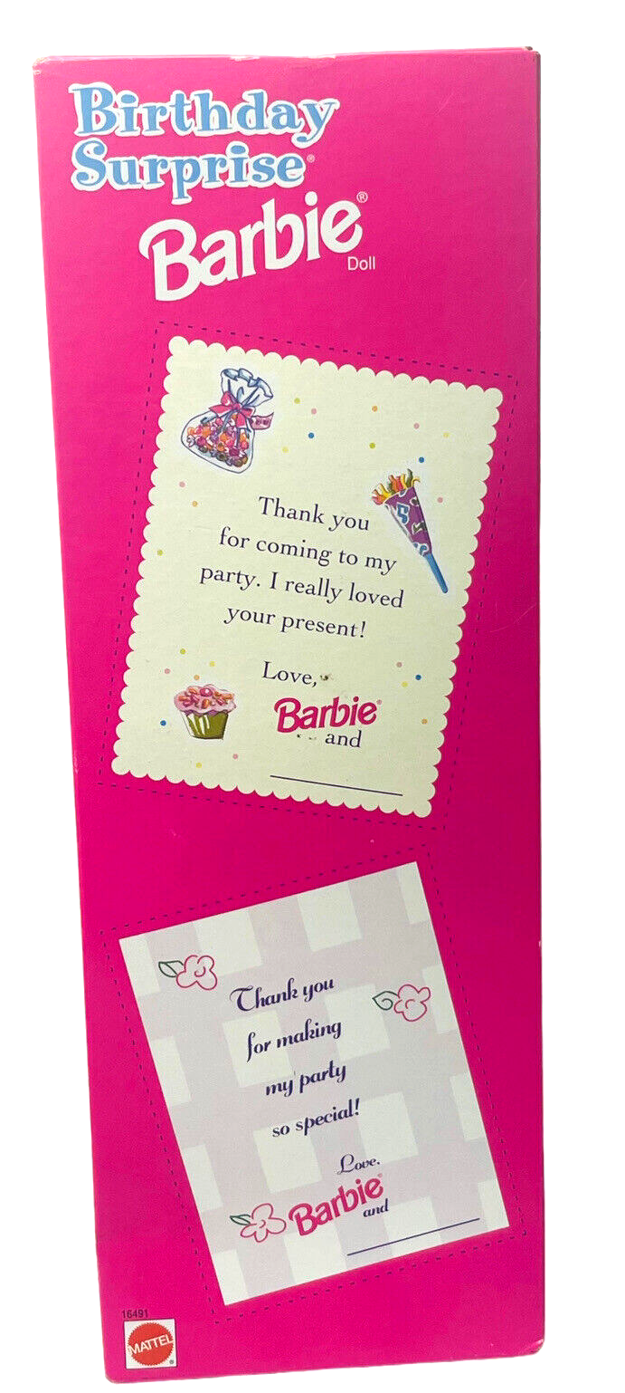 Mattel 1996 Barbie Doll Birthday Surprise Special Edition 16491 - VINTAGE - NRFB