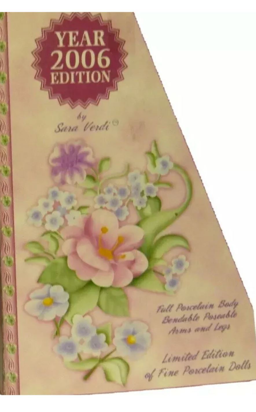 The Sara Porcelain Doll - Handmade & Hand Painted' 2006 Collection Edition. NIB