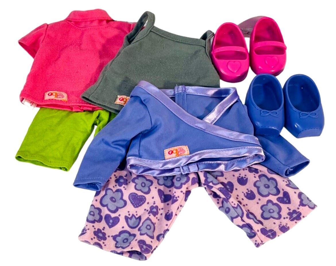 VINTAGE OG Doll Clothes & Shoes ~ 2-Complete Outfits & 2-Pair of Shoes