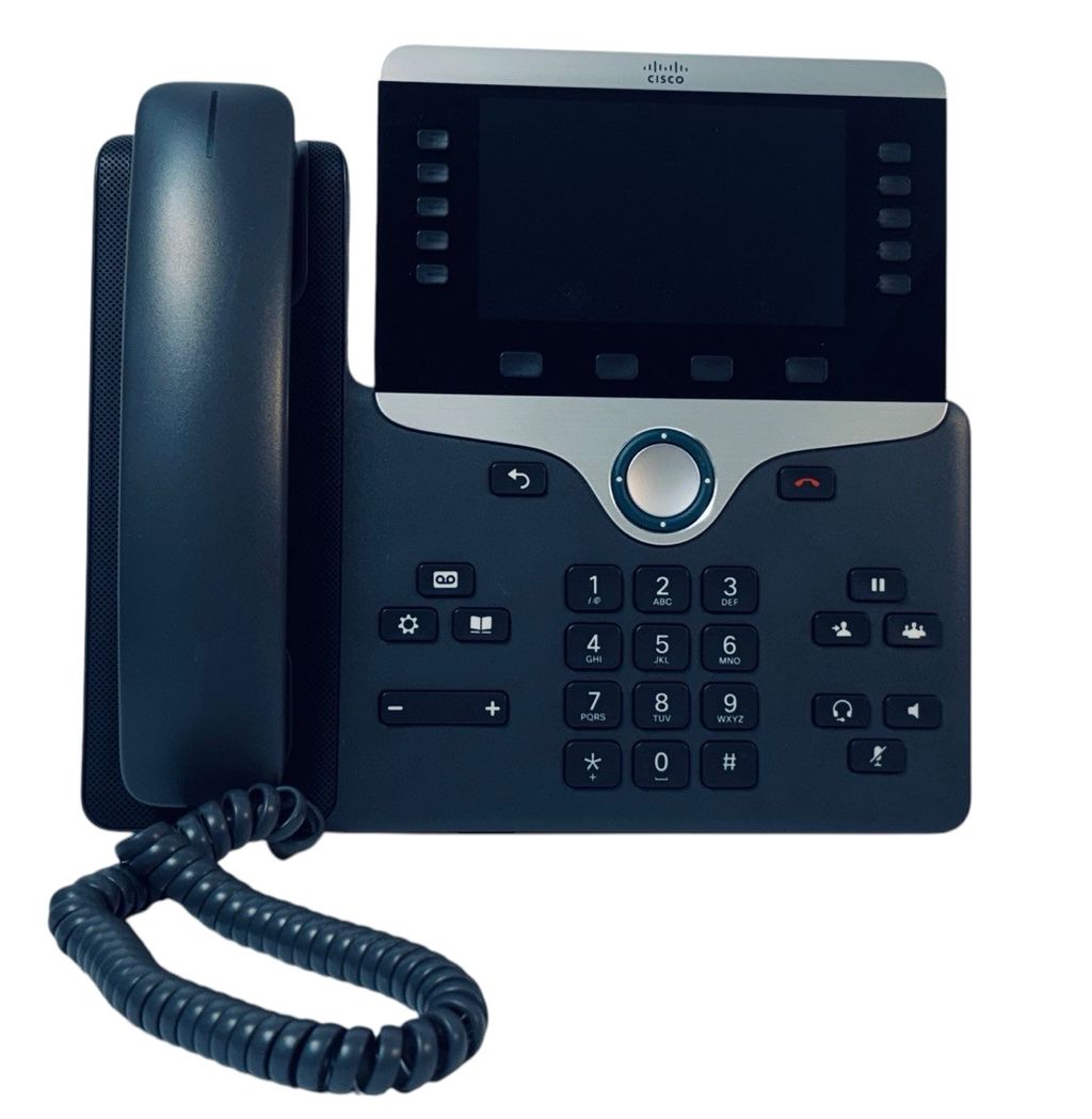 Cisco 8841 IP Phone CP-8841 5 Line VoIP Color LCD Display POE Charcoal, PREOWNED