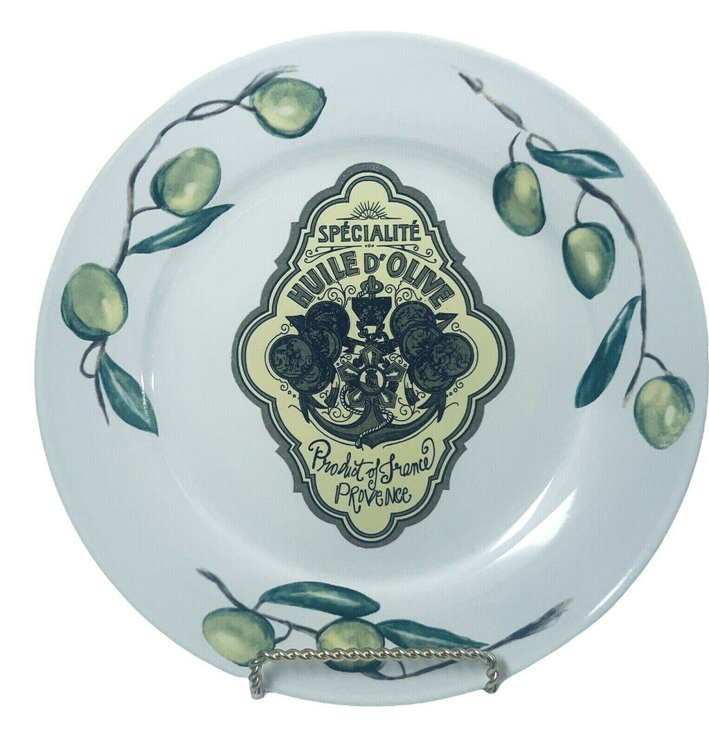 ROSANNA DECORATIVE DESSERT PLATES~SPECIALITE HUILE D’OLIVE SET-4 COLLECTION
