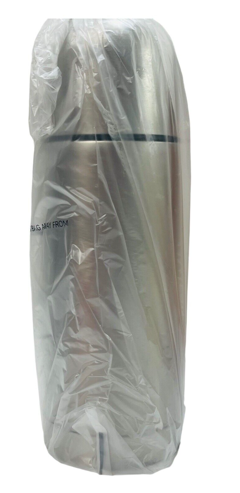 THERMOS 12oz VACUUM BOTTLE~ Lunch Size Stainless Steel, for HOT & COLD-MAXAM®