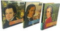 LOT-3 CLASSIC COMPOSERS CDS MOZART, SCHUMANN & SCHUBERT w/23 PAGE BOOKLET