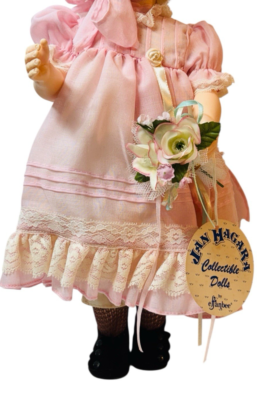 1984 Effanbee Doll LAUREL #7484 by Artist Jan Hagara, w/Blonde Hair, & Arm Tag