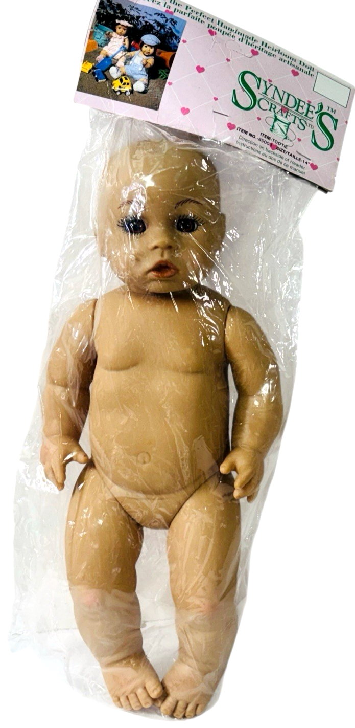 SYNDEE'S~ 14" TOOTIE ~ BROWN EYED & PAINTED EYELASHES ~ HEIRLOOM DOLL
