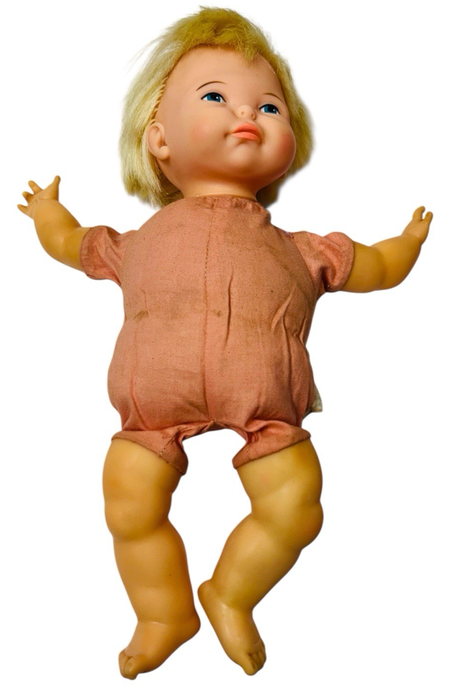 Vintage 9" Vinyl/Cloth Ideal TT-9-H108 Thumbelina Doll 1967 Japan "LIFELIKE".