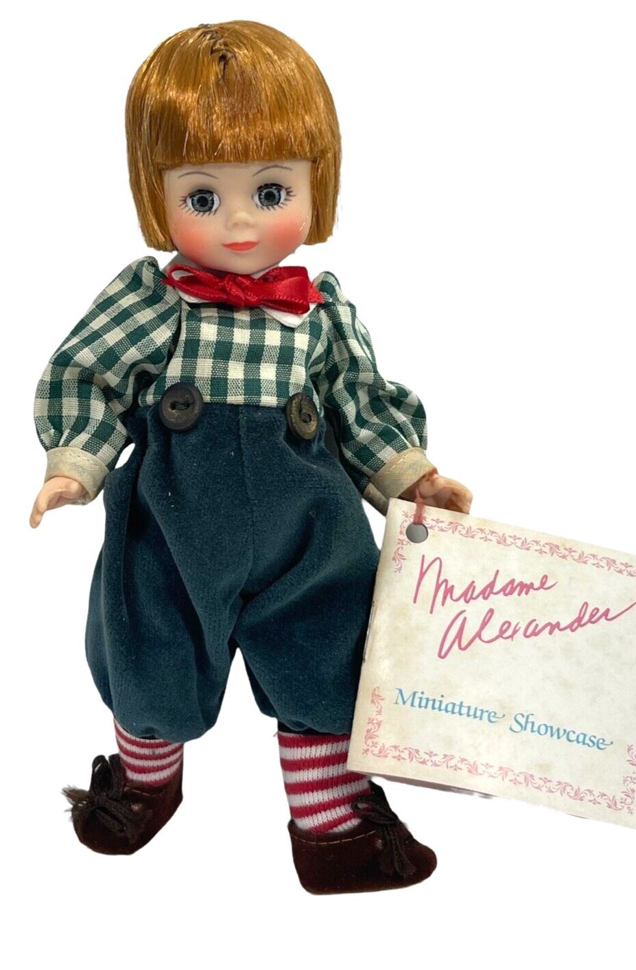 1998 Madame Alexander 8'' Doll Tommy Tittlemouse 444 Miniature Showcase