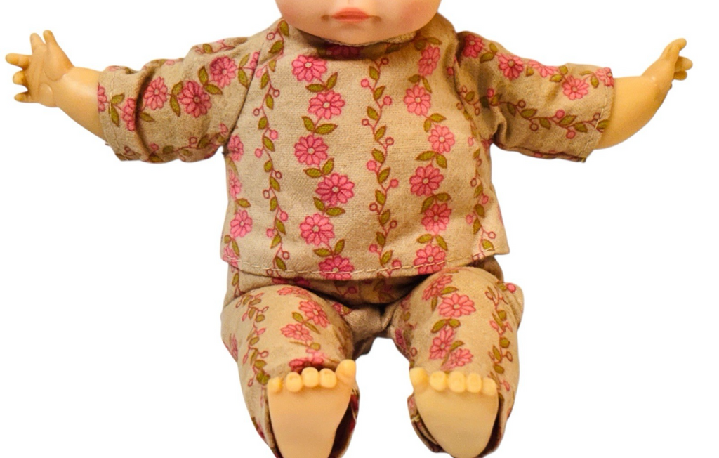 Vintage 9" Vinyl/Cloth Ideal TT-9-H108 Thumbelina Doll 1967 Japan "LIFELIKE".