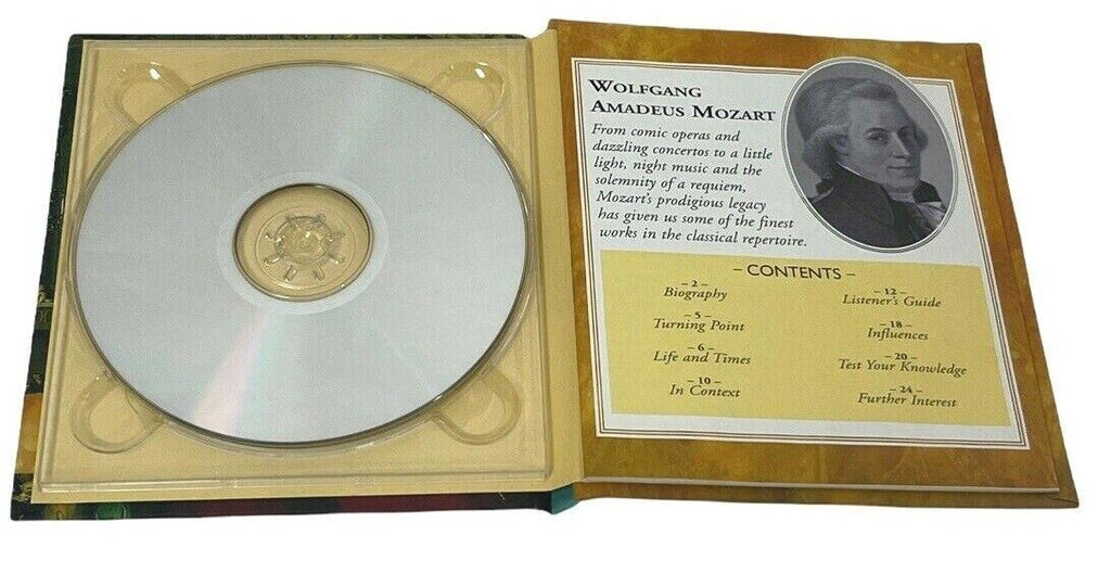 LOT-3 CLASSIC COMPOSERS CDS MOZART, SCHUMANN & SCHUBERT w/23 PAGE BOOKLET