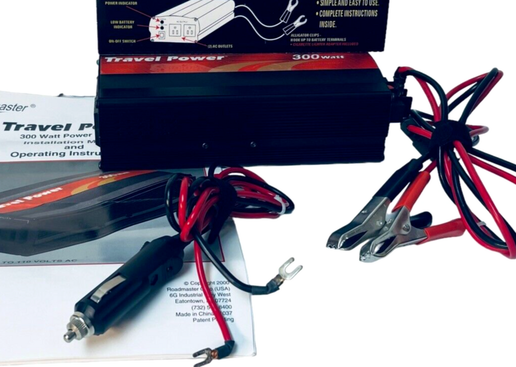 Inverter Travel Power HM300 300-Watt Dual 110V Output W/Manual Roadmaster