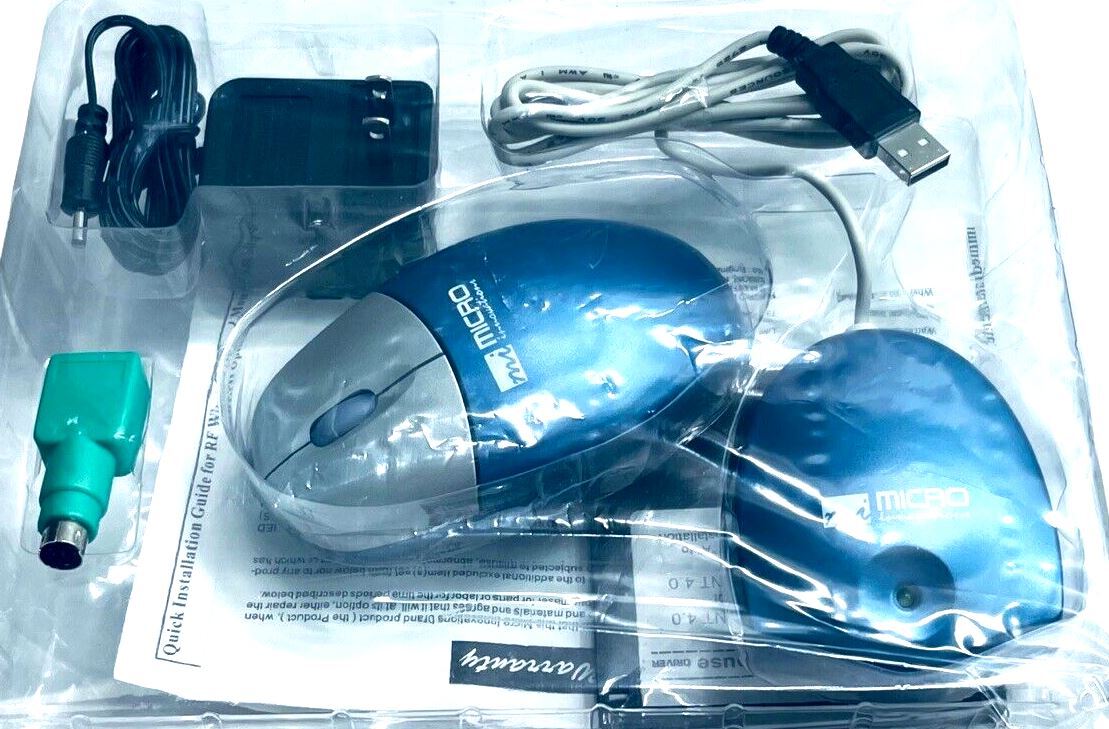 WIRELESS MICRO MOUSE OPTICAL MODEL PD750P (RF WIRESS CONNECTIVITY) w/5-BUTTOMS