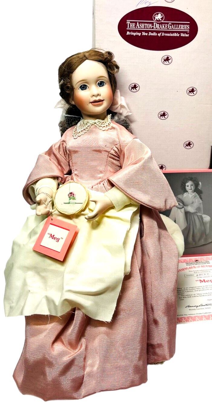 1994 PORCELAIN DOLL MEG 15'', No. 5356-C THE ASHTON-DRAKE GALLERIES