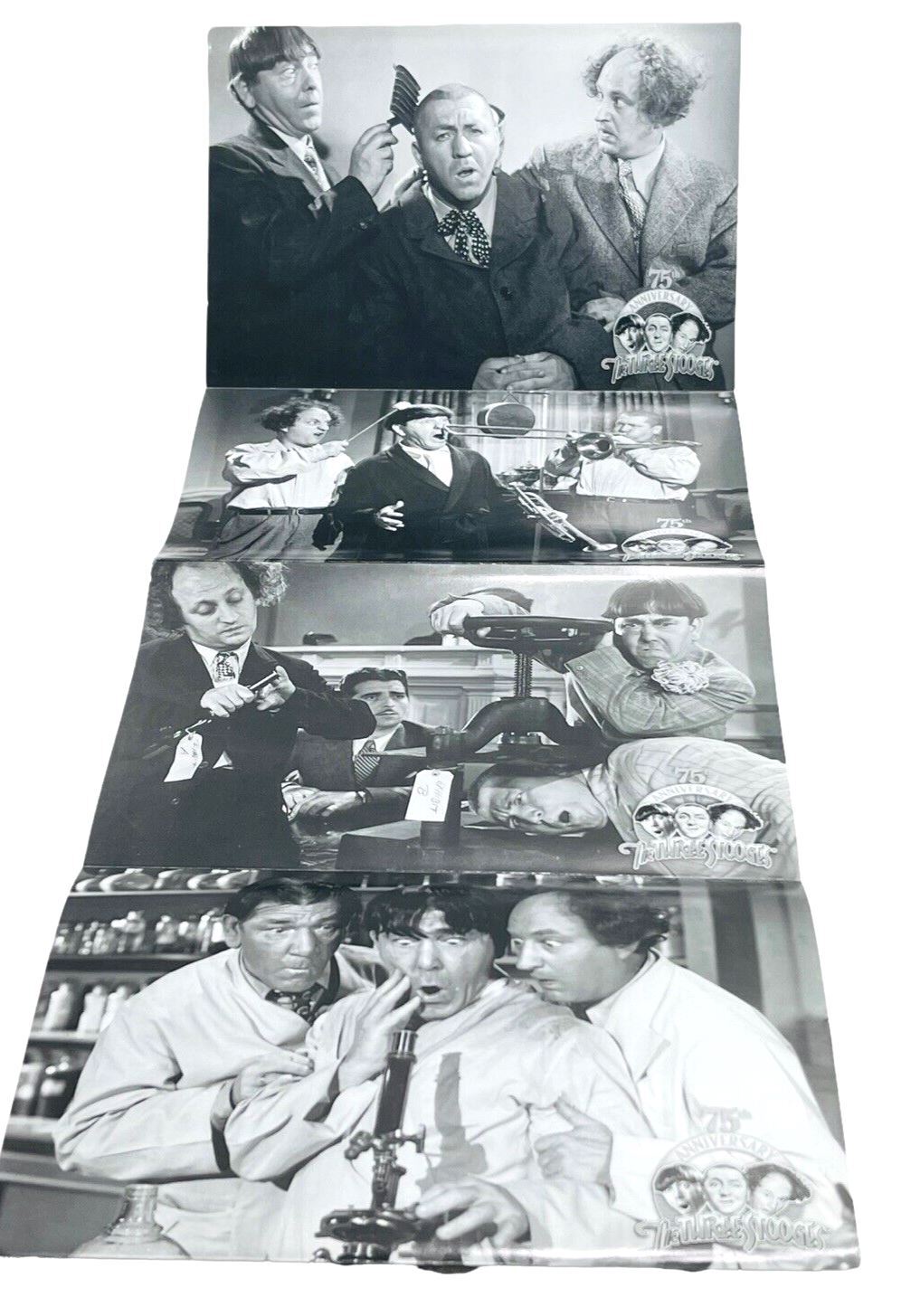 THE THREE STOOGES 75th ANNIVERSARY COLLECTOR'S EDITION 3DVDs+BIO BOOK+PHOTOS