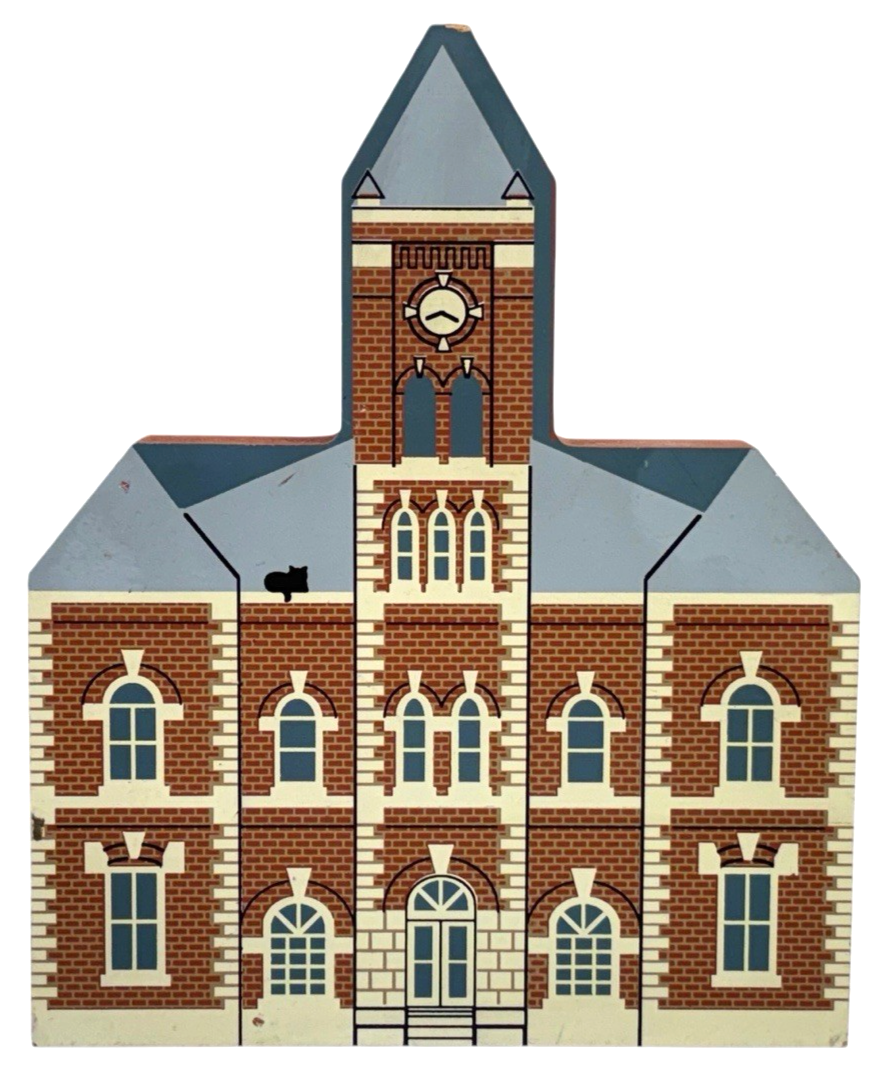 The Cat's Meow Wooden CLATON COUNTY COURTHOUSE 1890 ~ WILLIAMSBURG GOV PALACE 93