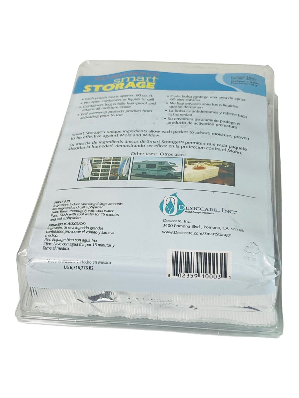 Moisture Odor Eliminator Foil Leakproof Bags (PACK OF 3) Smart Storage NEW.
