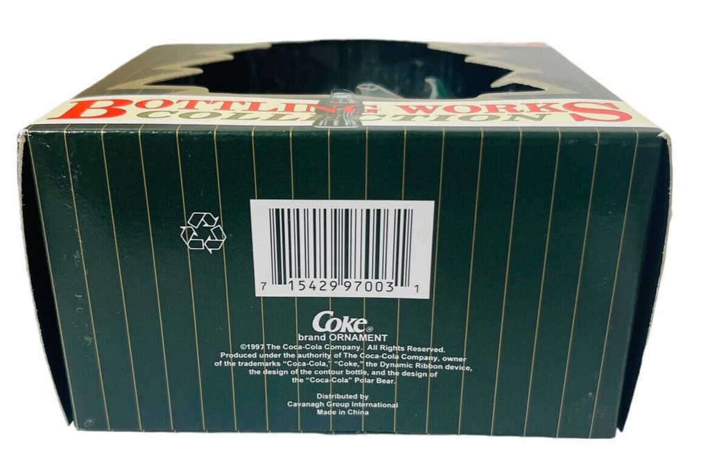 COLA-Coca Cola BOTTLING WORKS ELVES WORK TO DELIVER NORTHPOLE Ornament