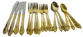 Gold Stainless-Steel Silverware 20 Piece Set~Serving for 4 ~ H. F. LTD. VINTAGE