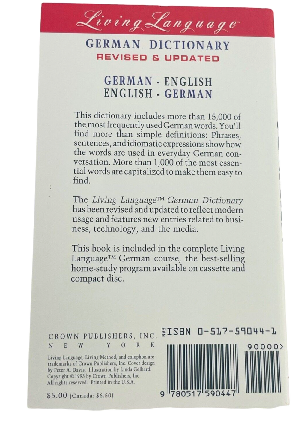 Couse in GERMAN Completed by Walter Kleinman ~ 1993 Revised & Updated