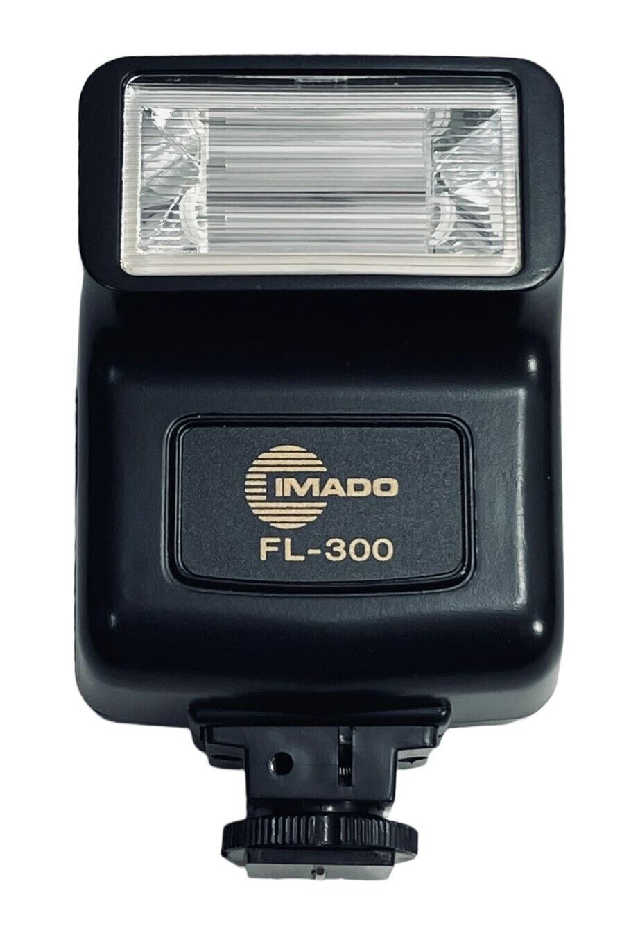 IMADO ELECTRONIC FLASH FL-300 "UPTO 25FT & METER 8.5" w/MANUAL~MINT