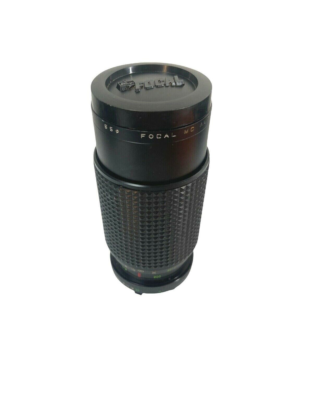 1984 Focal Camera Lens MC Auto Zoom 1:4.5 f=80-200mm (L-5.5" x R-8.5") - Vintage
