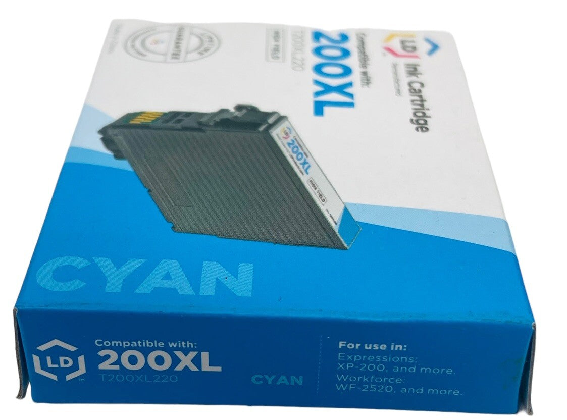 CYAN Ink Cartridge ™ Compatible with: 200XL T200XL220 HIGH YIELD ~ LD