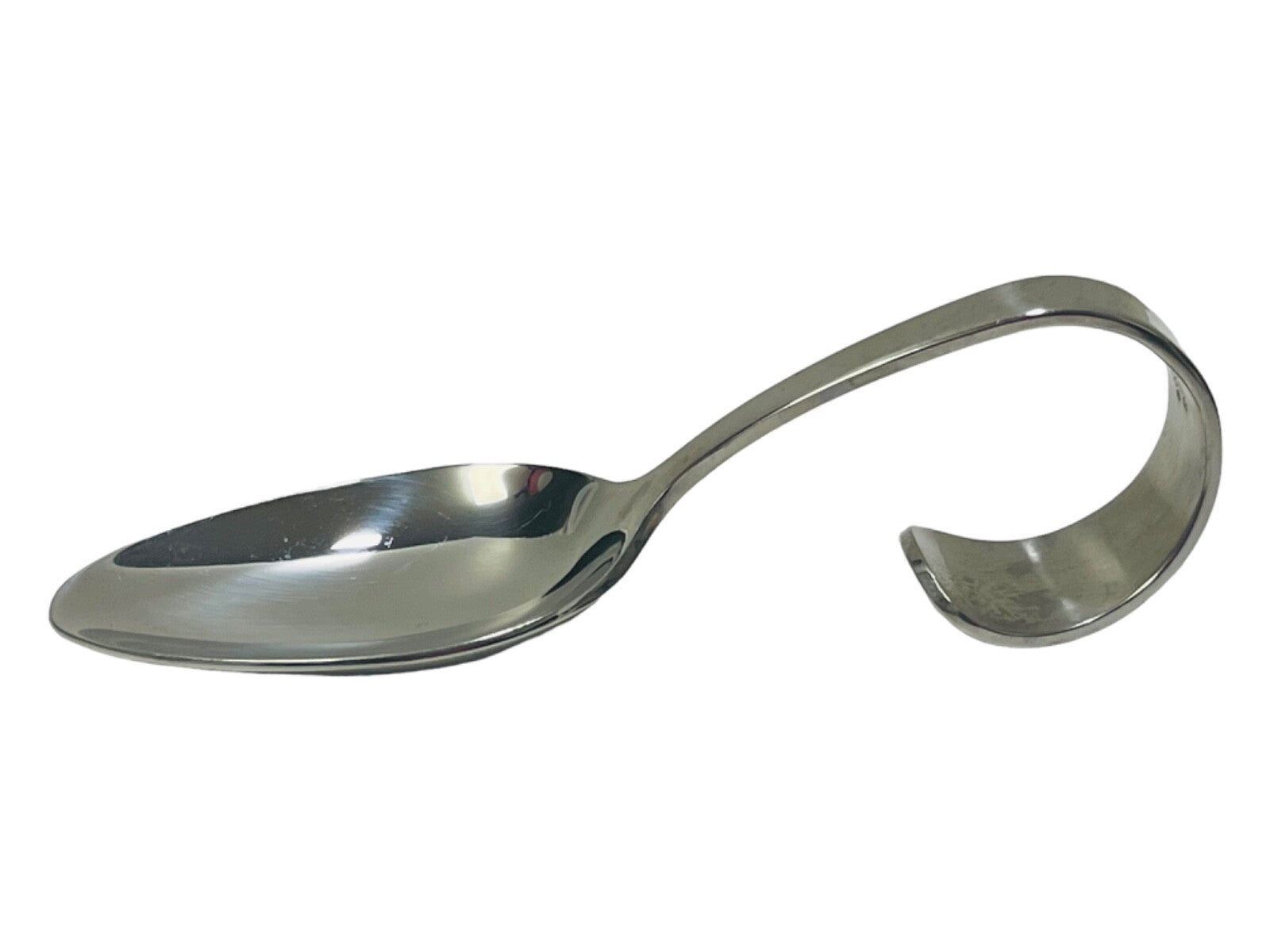 Cambridge STAINLESS-STEEL Tasting Spoon & 2-Specialty Curve-Forks - PREOWNED