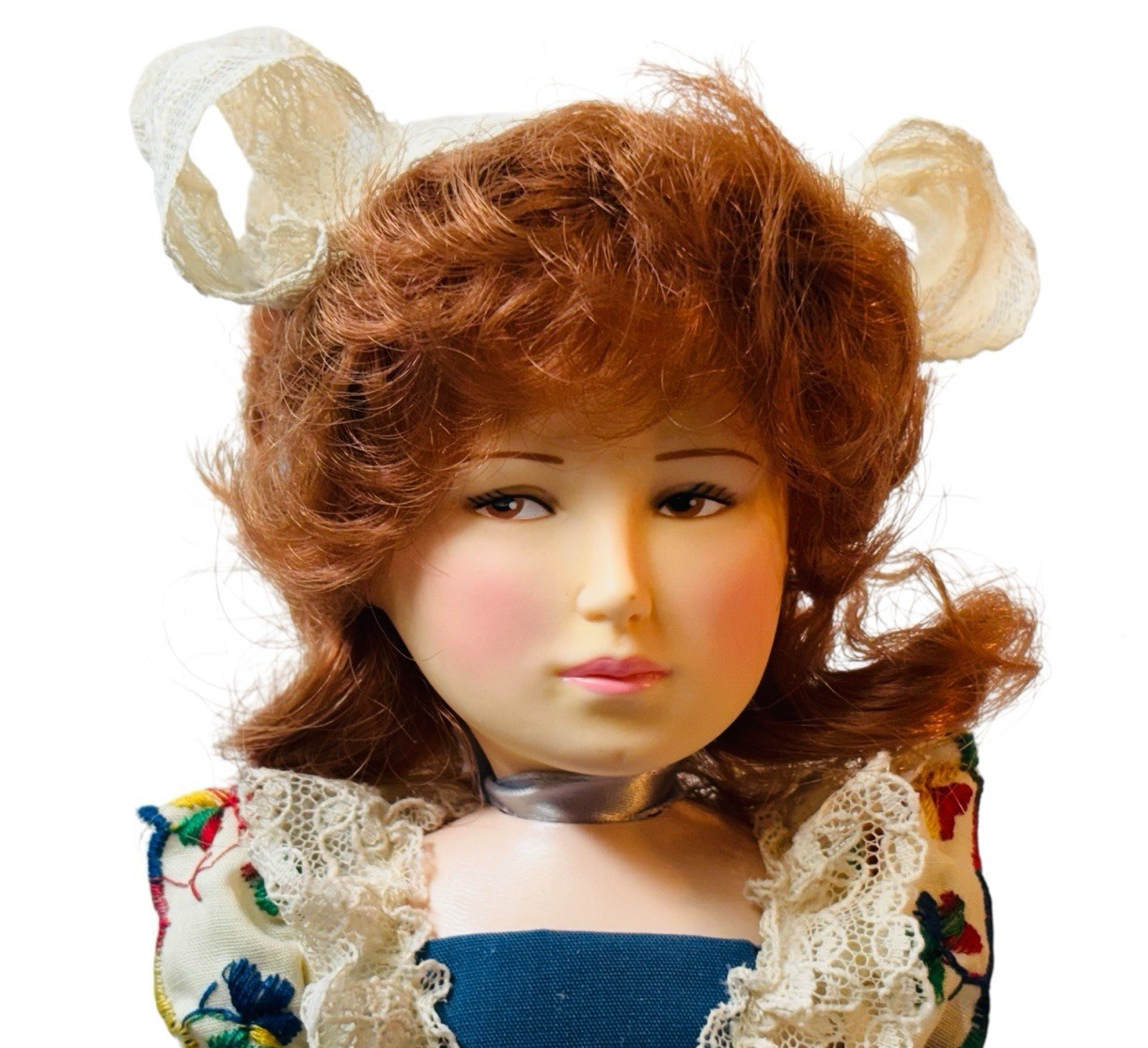 1984 Vintage Effanbee Flower Girl of Brittany 12'' Doll #7361 By Edna Hibel