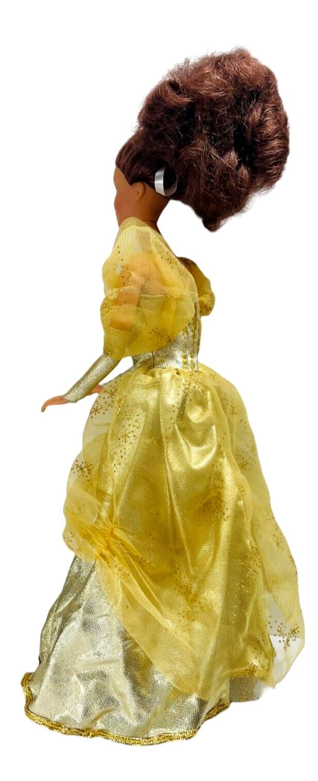 1966 MATTEL Princes Barbie Doll Barbie - Wearing A Gold Evening Gown
