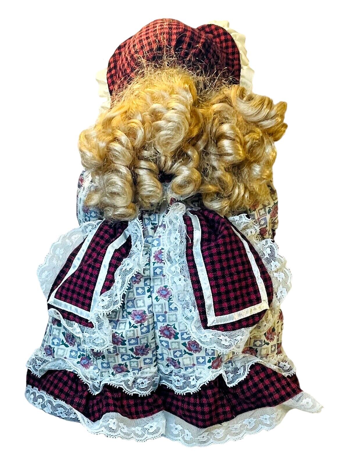 Porcelain Blonde Doll 19 Inch - Weigh 1.12lbs.