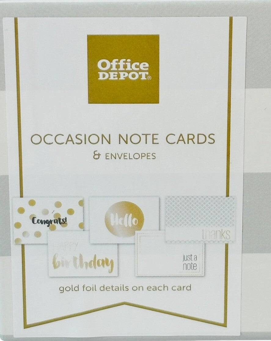 Elegant Occasion Note Cards & Envelopes (50 A1 Folded Cards) With Storage Box.