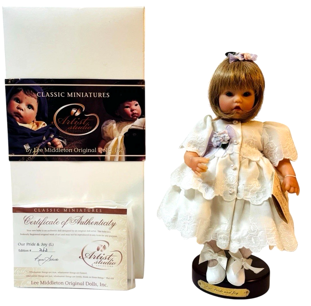 An Original Lee Middleton Doll 9'' Classic Miniatures Our Pride & Joy #262 W/COA