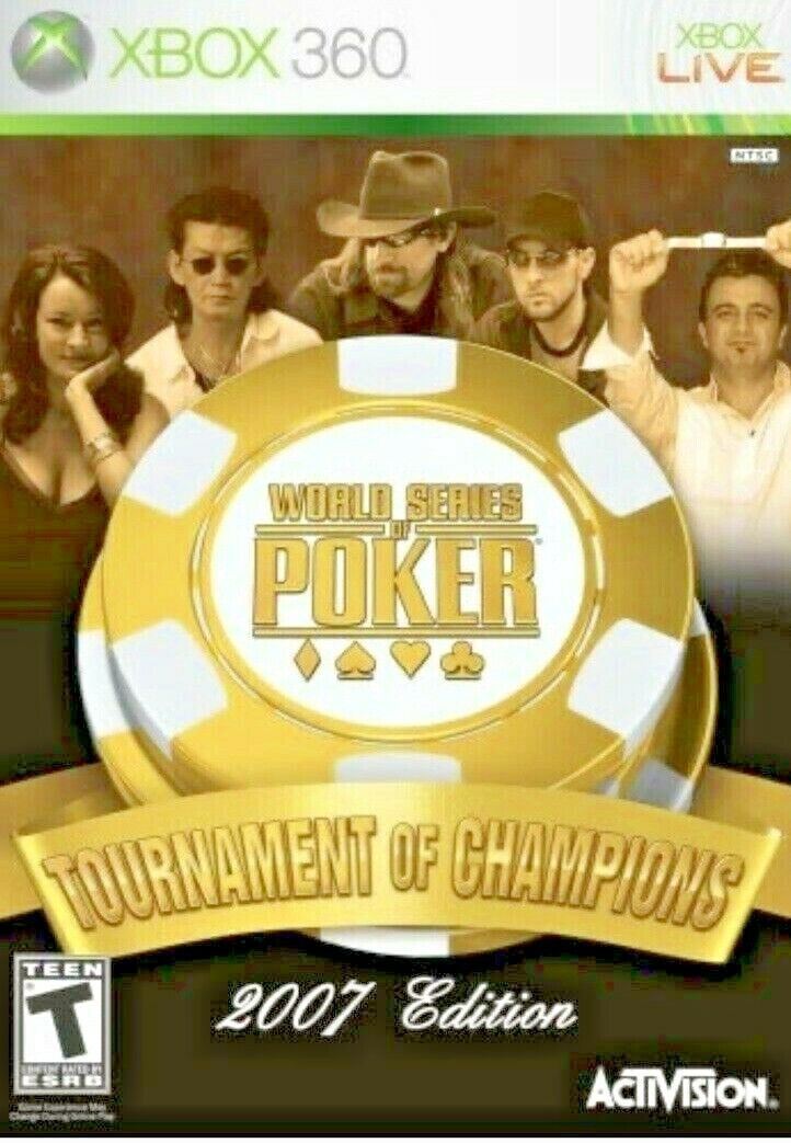 World Series of Poker Xbox 360: Tournament of Champions (Microsoft) 2006 "MINT"