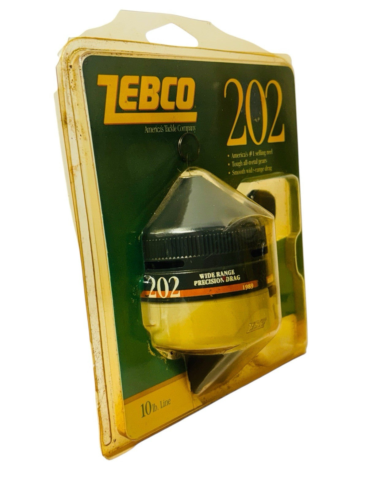 Zebco 202 Fishing Reel Vintage 1989 Brunswick Die Cast Reel 10 lb. Line New (Z)
