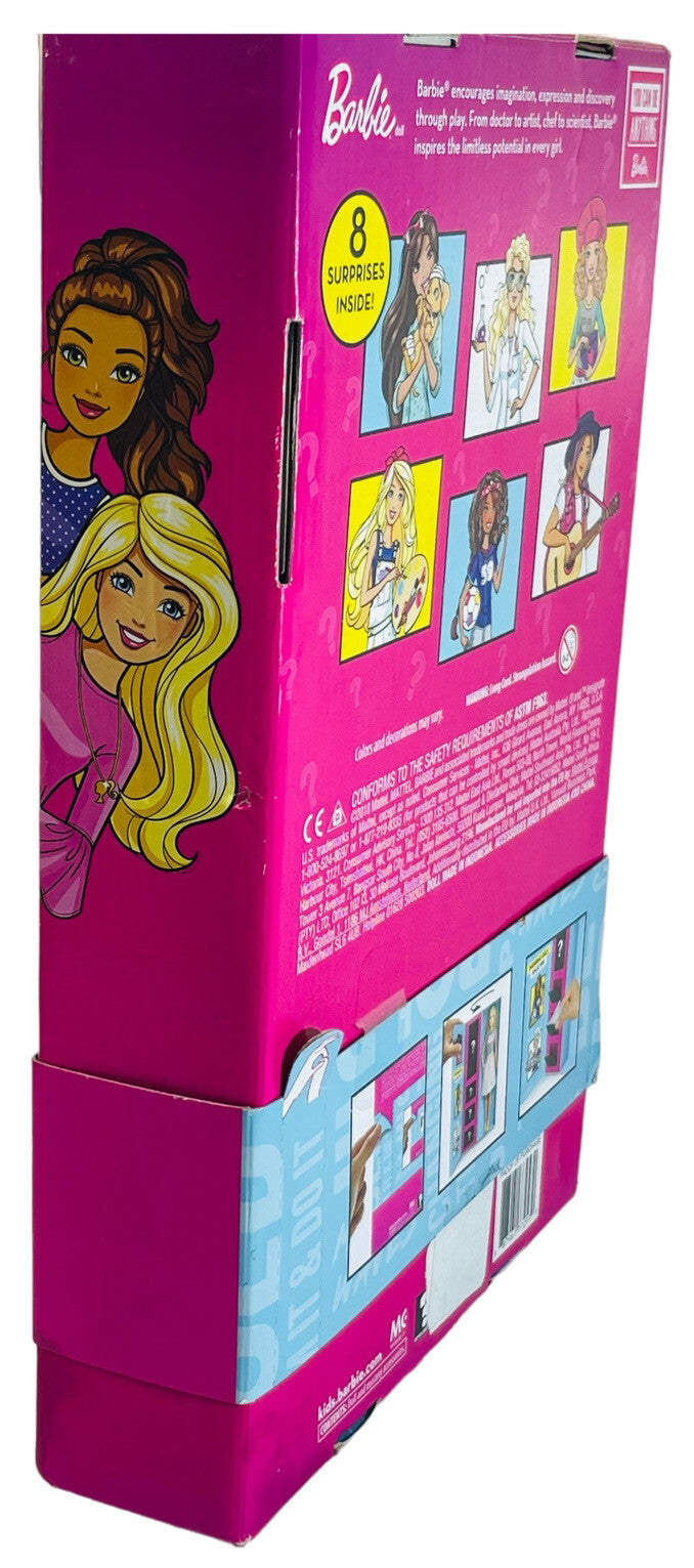 2018 MATTEL BARBIE DOLL YOU CAN BE ANYTHING GIRL POWER 8 SURPRISES INSIDE. "NEW"