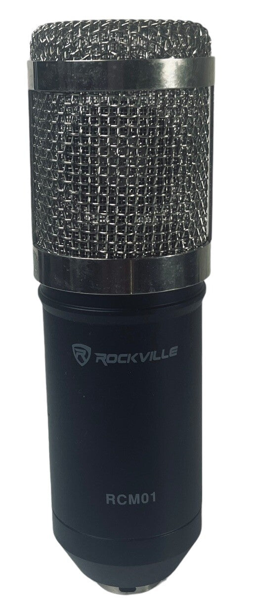 RECORDING CONDENSER MICROPHONE & SOLO-CAST BOOM ARM/Rockville RCM1, Pro STUDIO