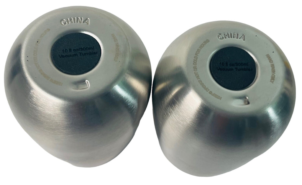 VACUUM TUMBLERS W/LIDS Aluminum (16oz Water Bottle & 2-10oz. Cups) NEW
