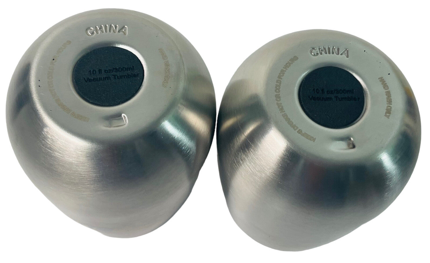 VACUUM TUMBLERS W/LIDS Aluminum (16oz Water Bottle & 2-10oz. Cups) NEW
