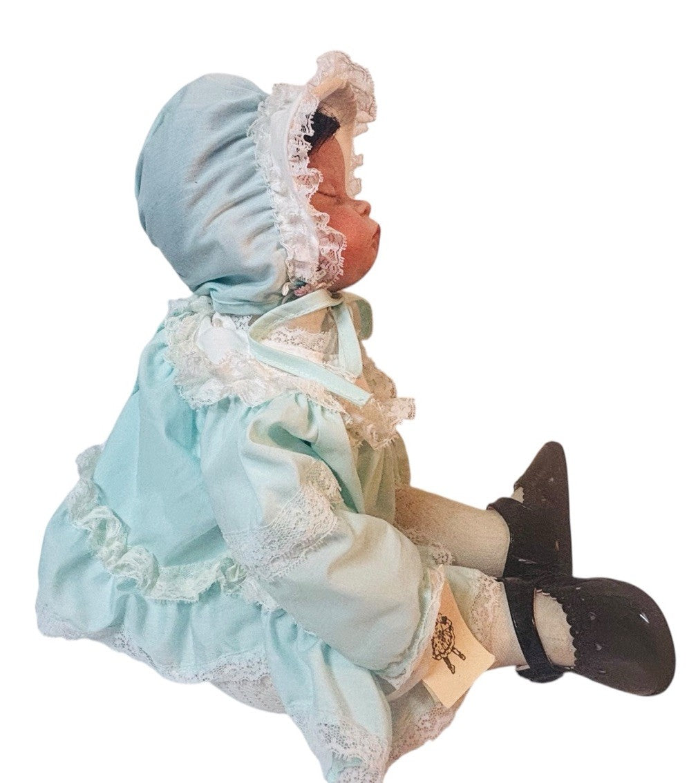 Sugar Britches Boots Tyner 1986 Porcelain Baby Doll 18" Sleeping Baby 3.5Lbs.
