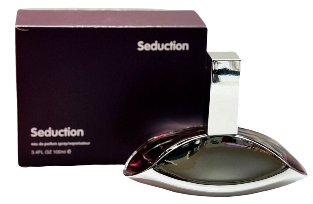 WOW! Seduction Eau De Parfum Spray 3.4FL OZ 100ml APPROX 80% FULL, W/BOX.
