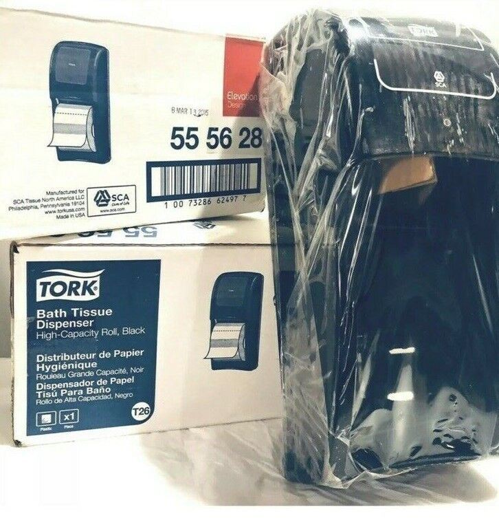 Toilet Tissue Dispenser Dual Roll TORK-555628 High-Capacity "NEW-FACTORY SEALED"