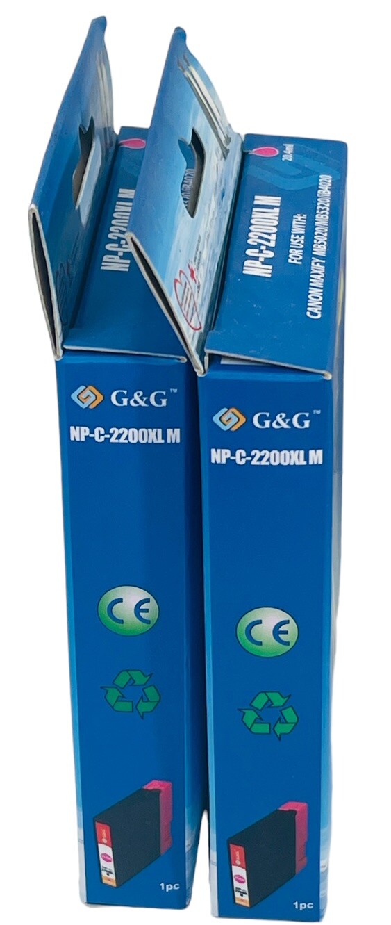 INK CARTRIDGE, COLOR-MAGENTA Expired 9/17~G&G NP-C-2200XL M, NEW FACTORY-SEALED