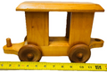 AFD Large HANDMADE OAK WOODEN TRAIN CAR!