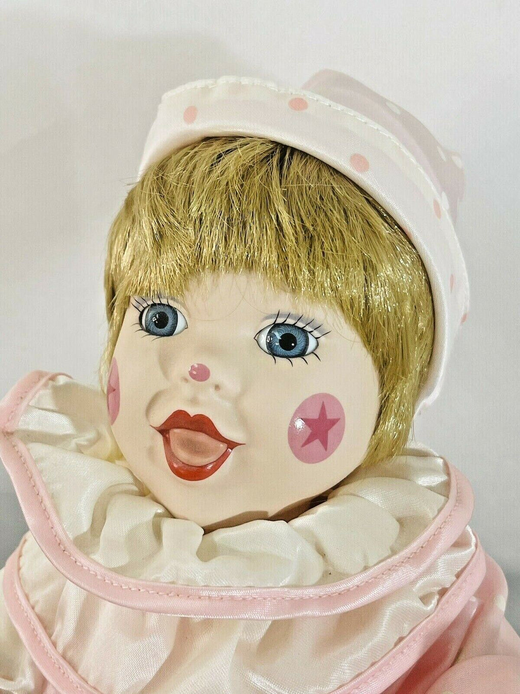 1991 Ashton-Drake Porcelain Clown Doll "SPARKLES"2230HT By: Mary Tretter