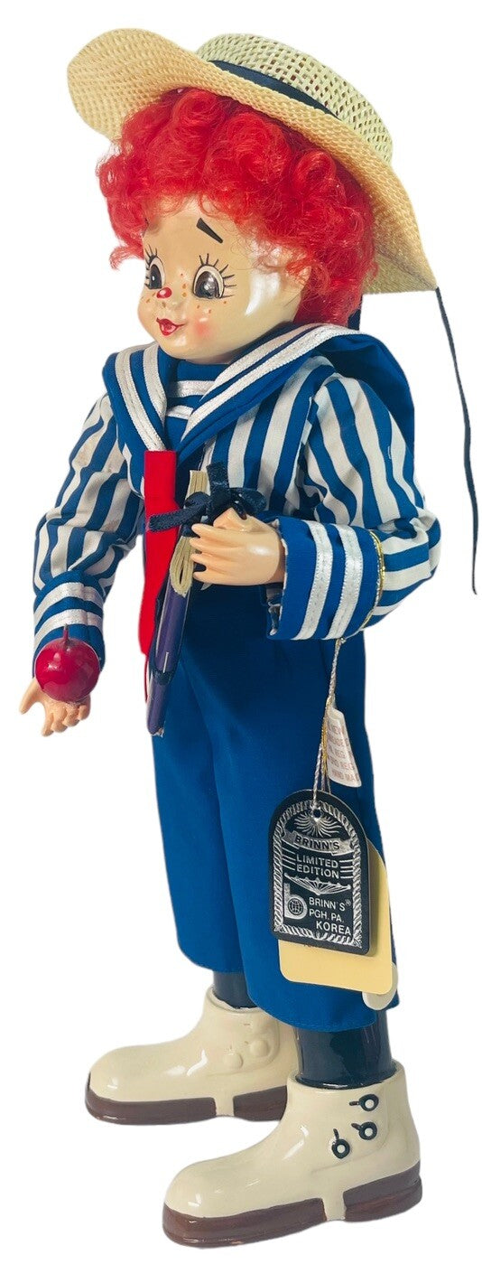1986 Calendar Clown Doll  Brinns Limited Edition Sept. 14” H- Made  Korea
