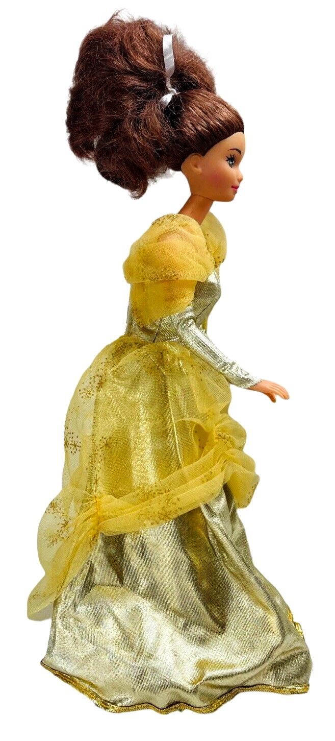 1966 MATTEL Princes Barbie Doll Barbie - Wearing A Gold Evening Gown