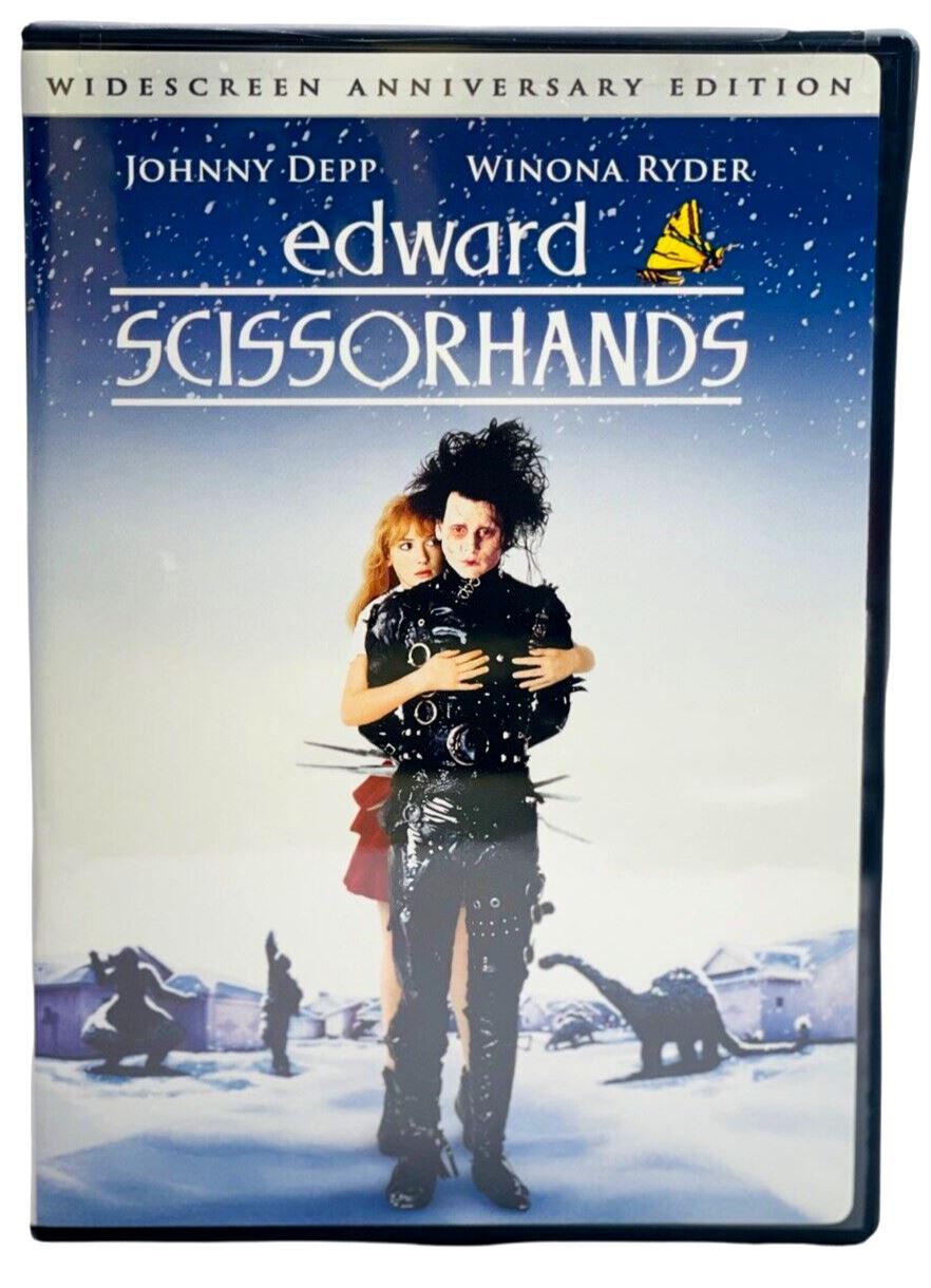 Edward Scissorhands DVD, 10th Anniversary Edition, 2005 Widescreen Sensormatic